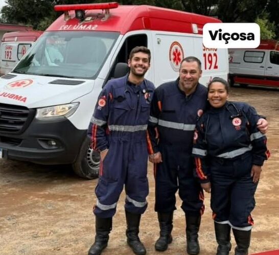 SAMU reverte parada cardiorrespiratória durante atendimento em Viçosa