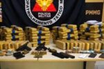 PM apreende mais de 100 quilos de drogas e armas durante operação em Ubá