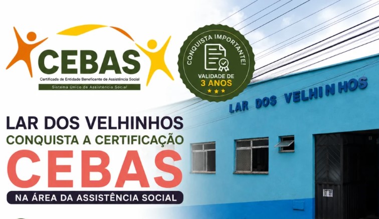 Lar dos Velhinhos de Viçosa conquista certificação CEBAS na área da Assistência Social