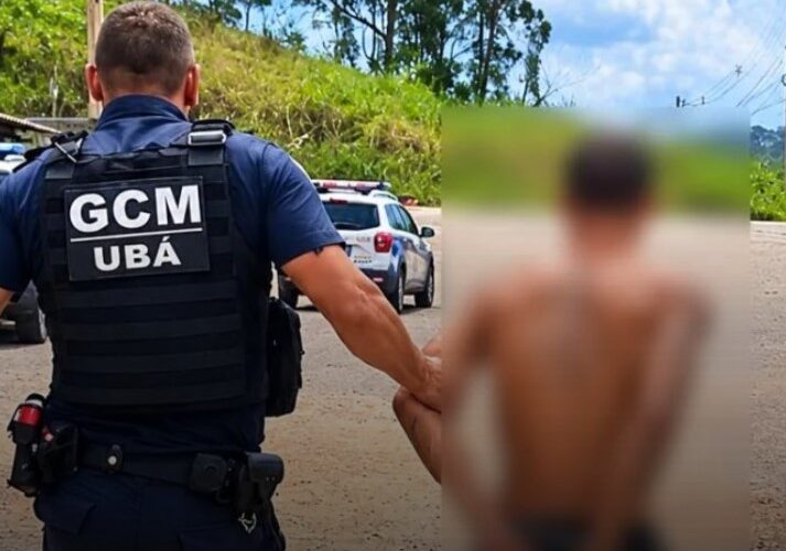 Homem é preso pela GCM de Ubá suspeito de violência doméstica contra ex-companheira