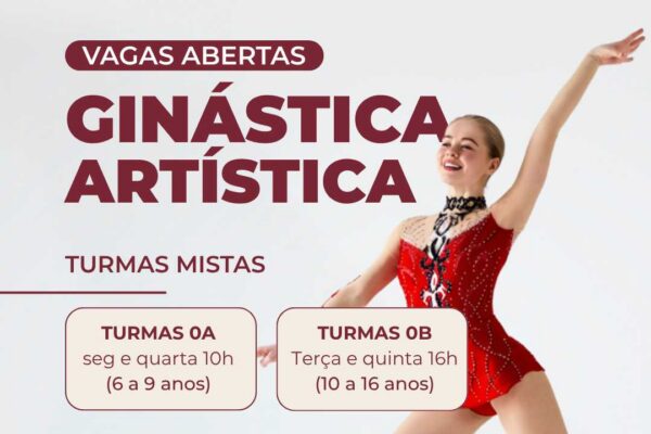 Ginástica Artística da UFV abre pré-inscrições gratuitas para estudantes de Viçosa