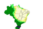 Alerta amarelo para tempestades segue em Minas Gerais nesta segunda-feira