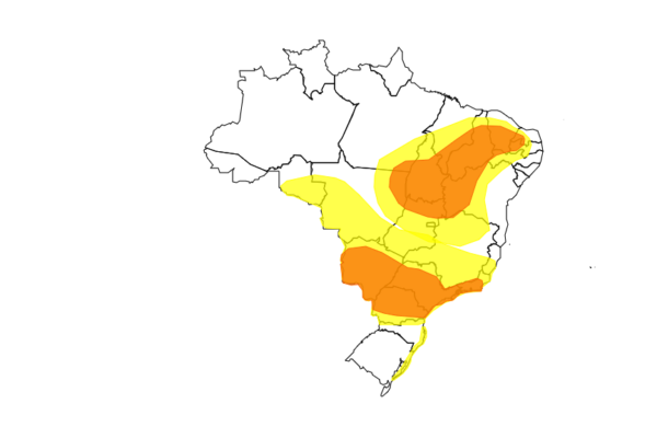 Primavera começa com chuva e alerta amarelo do INMET em Viçosa