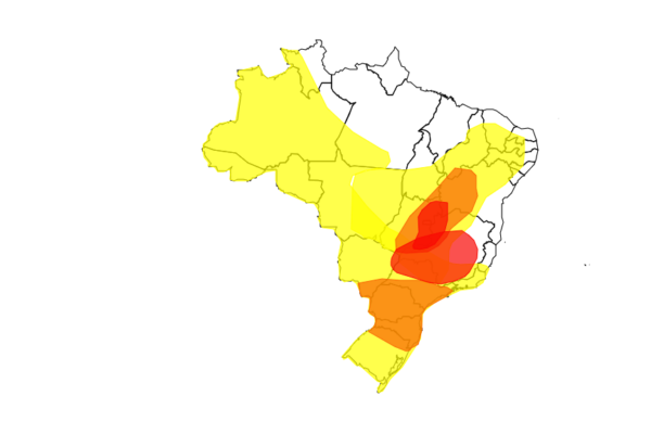Viçosa tem previsão de calor e possibilidade de tempestades nesta terça-feira