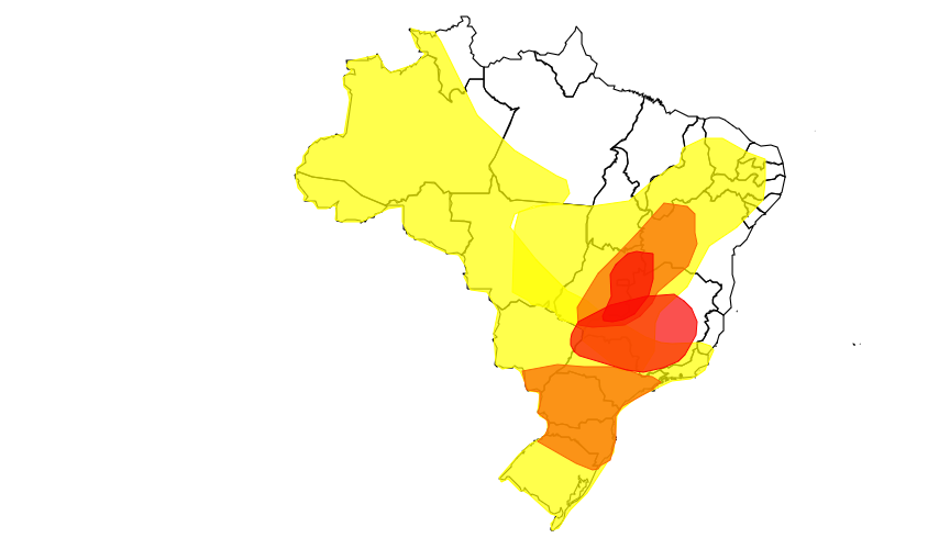 Viçosa tem previsão de calor e possibilidade de tempestades nesta terça-feira