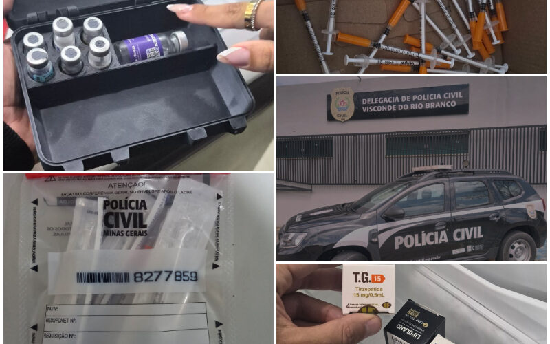 Polícia Civil apreende medicamentos e substâncias para emagrecimento na Zona da Mata