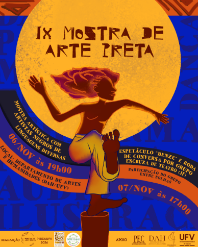 Mostra de Arte Preta terá apresentações gratuitas em Viçosa nos dias 6 e 7 de novembro