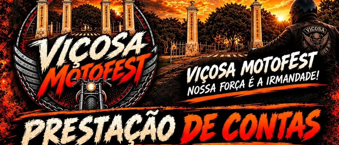 Viçosa Motofest 2026 arrecada 375 litros de leite e anuncia nova edição para 2027