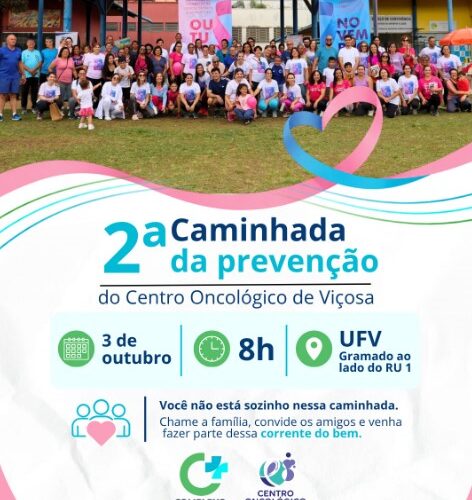 2ª Caminhada da Prevenção será realizada neste sábado na UFV