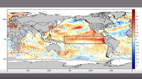 El Niño pode atingir uma das maiores intensidades desde 1950