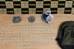 Polícia apreende 159 pinos de cocaína escondidos em bambuzal em Paula Cândido