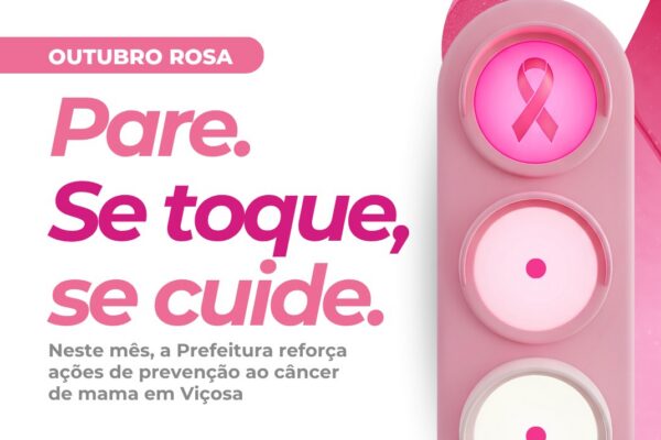 Outubro Rosa: UBSs de Viçosa ampliam ações de prevenção ao câncer de mama