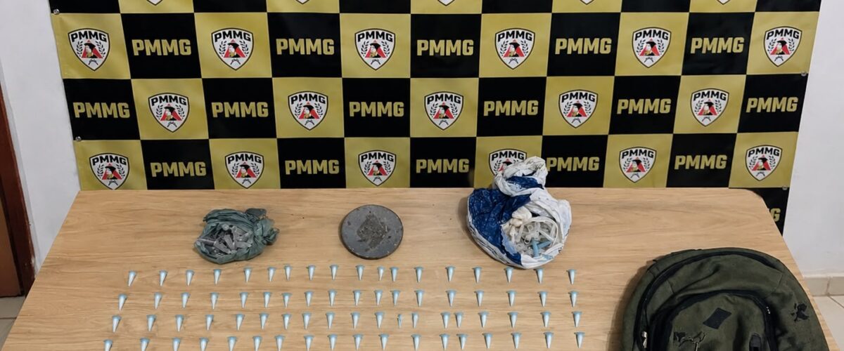 Polícia apreende 159 pinos de cocaína em área de bambuzal em Paula Cândido
