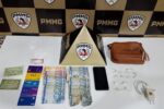 Casal é preso por furto de bolsa e tráfico de drogas em Rio Casca