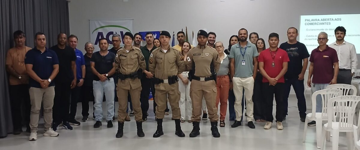 Polícia Militar inicia implantação da Rede de Comerciantes Protegidos em Visconde do Rio Branco