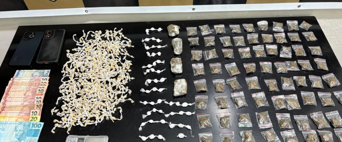 Operação da PM apreende mais de 800 pedras de crack e conduz 3 pessoas em Ervália