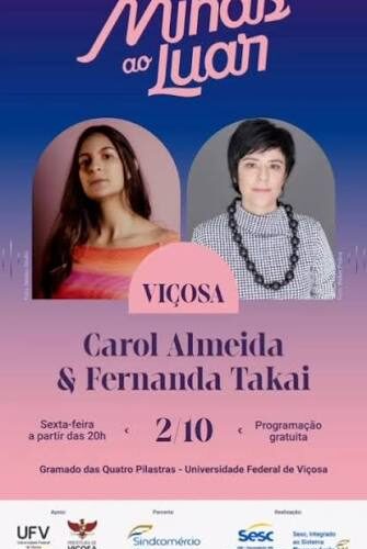 Minas ao Luar reúne atrações musicais no gramado das 4 Pilastras em Viçosa
